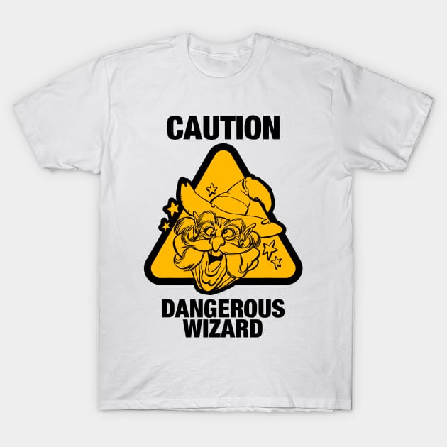 Dangerous Wizard T-Shirt by alexgallego